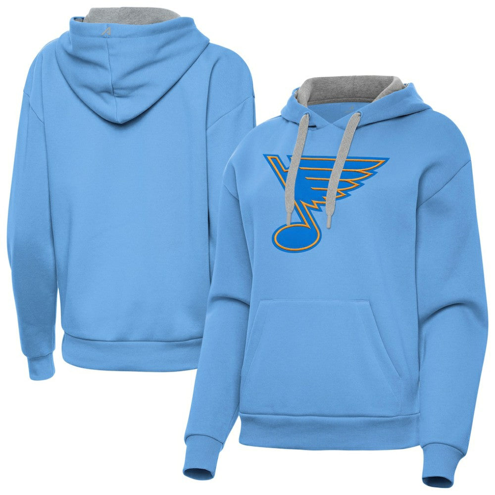 St. Louis Blues - Antigua Women's Victory Pullover Hoodie Blue