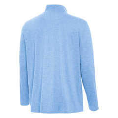 St. Louis Blues - Antigua Hunk Lightweight Quarter-Zip Pullover Heather Blue