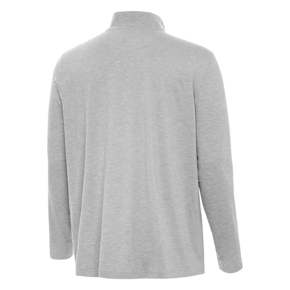 St. Louis Blues - Antigua Hunk Lightweight Quarter-Zip Pullover Heather Gray