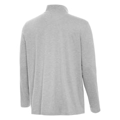 St. Louis Blues - Antigua Hunk Lightweight Quarter-Zip Pullover Heather Gray
