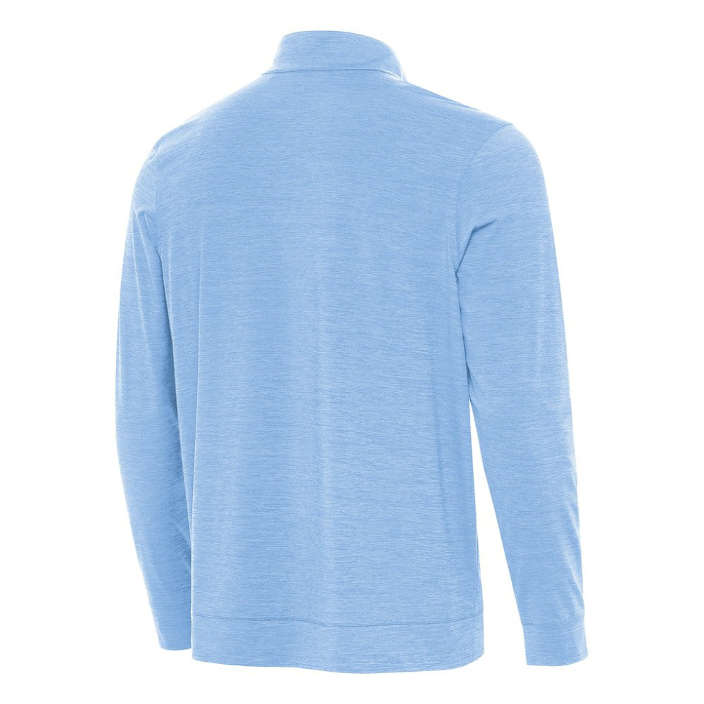 St. Louis Blues - Antigua Bright Quarter-Zip Pullover Heather Blue