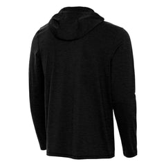 Boston Bruins Antigua Tidy Quarter-Zip Hoodie Heather Black