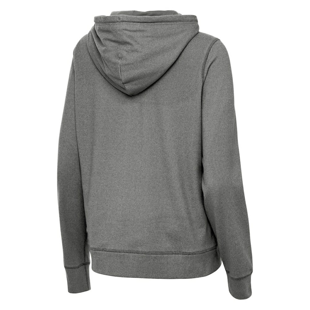 St. Louis Blues - Antigua Women's Justice Pullover Hoodie Heather Black