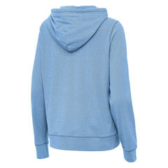 St. Louis Blues - Antigua Women's Justice Pullover Hoodie Heather Blue