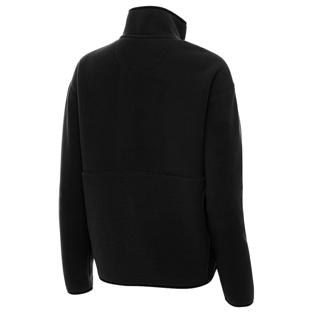 St. Louis Blues - Antigua Women's Figure Half-Zip Pullover Black