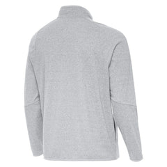 St. Louis Blues - Antigua Certain Tri-Blend Quarter-Zip Top Heather Gray