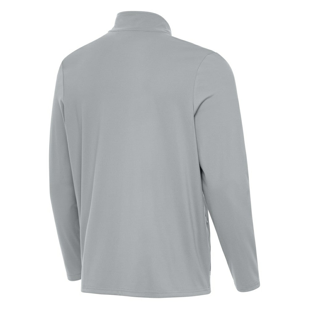 Boston Bruins Antigua Perilous Quarter-Zip Sweatshirt Gray