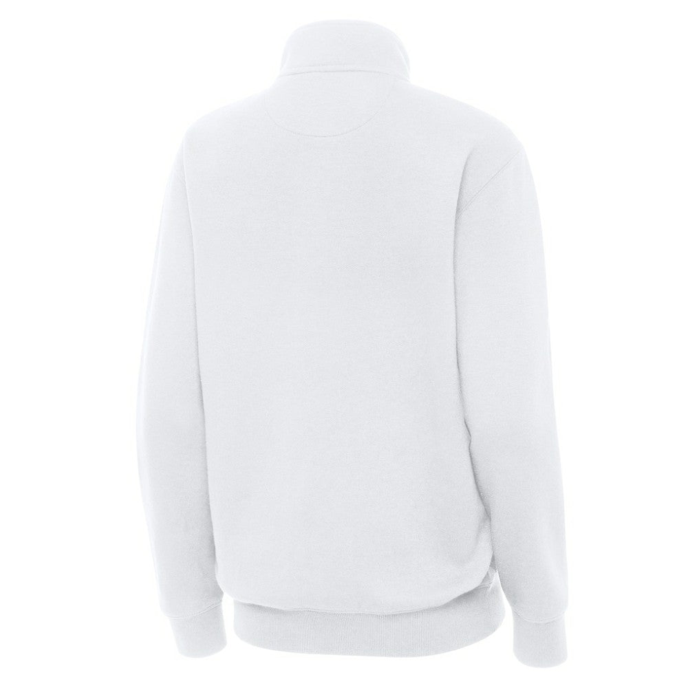 St. Louis Blues - Antigua Women's Victory Quarter-Zip Pullover Top White