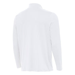 Boston Bruins Antigua Reprocess Quarter-Zip Pullover White