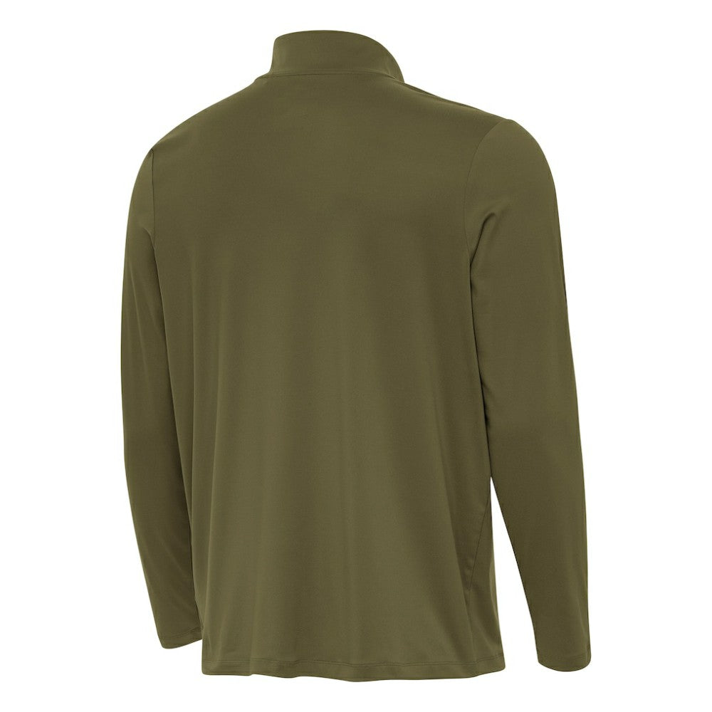 St. Louis Blues - Antigua Reprocess Quarter-Zip Pullover Olive