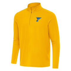 St. Louis Blues - Antigua Intent Quarter-Zip Top Gold