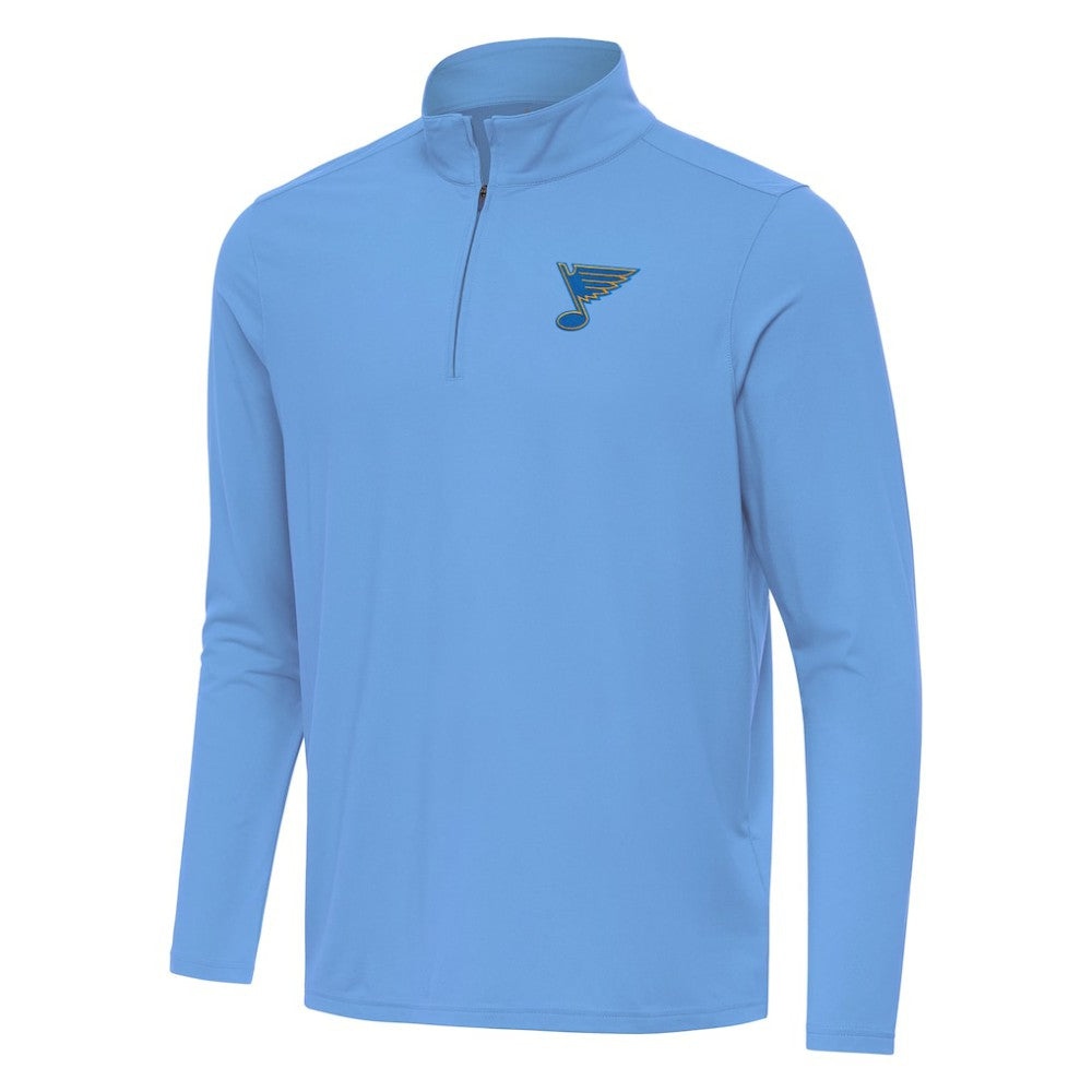 St. Louis Blues - Antigua Intent Quarter-Zip Top Blue