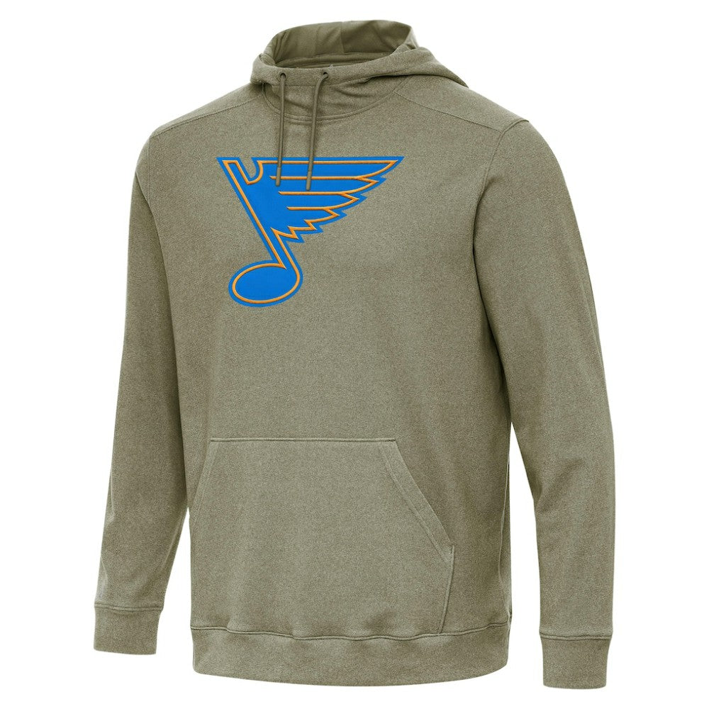 St. Louis Blues - Antigua Cloud Pullover Hoodie Olive