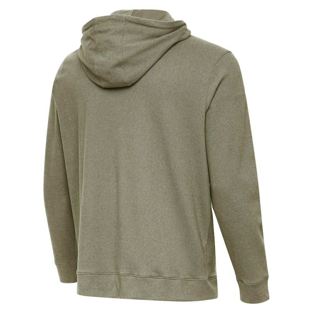 Boston Bruins Antigua Cloud Pullover Hoodie Olive
