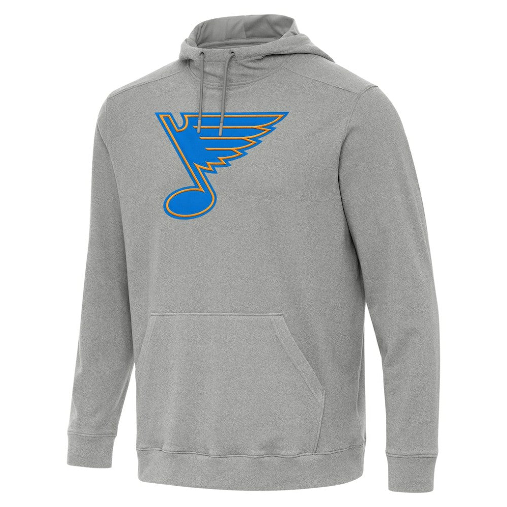 St. Louis Blues - Antigua Cloud Pullover Hoodie Heather Gray