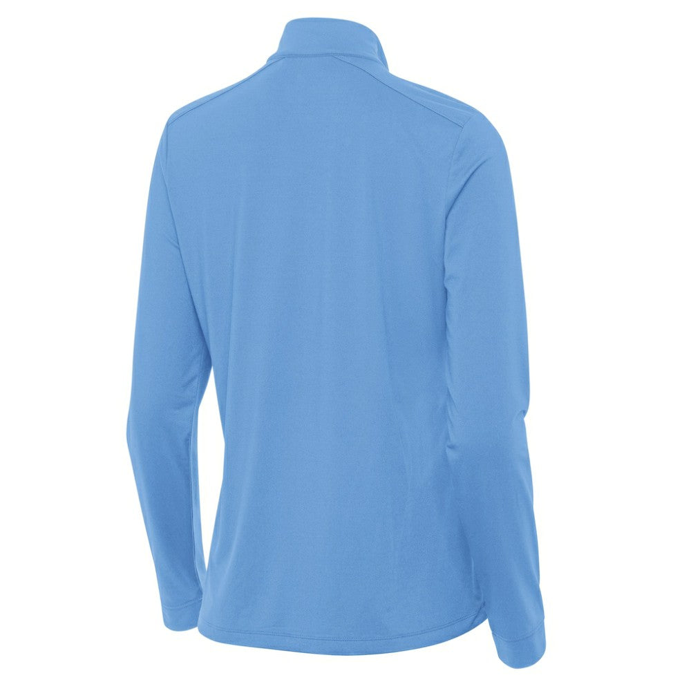 St. Louis Blues - Antigua Women's Intent Quarter-Zip Pullover Blue