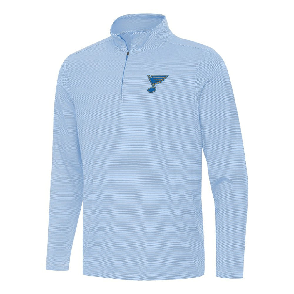 St. Louis Blues - Antigua Twine Quarter-Zip Pullover Blue