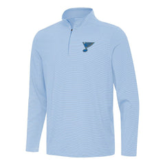 St. Louis Blues - Antigua Twine Quarter-Zip Pullover Blue