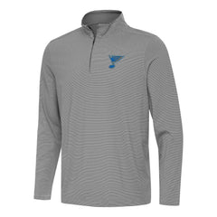 St. Louis Blues - Antigua Twine Quarter-Zip Pullover Black
