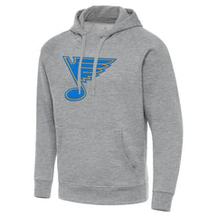 St. Louis Blues - Antigua Victory Tall Pullover Hoodie Heather Gray