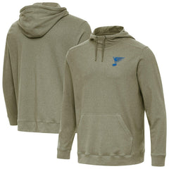 St. Louis Blues - Antigua Cloud Pullover Hoodie Olive