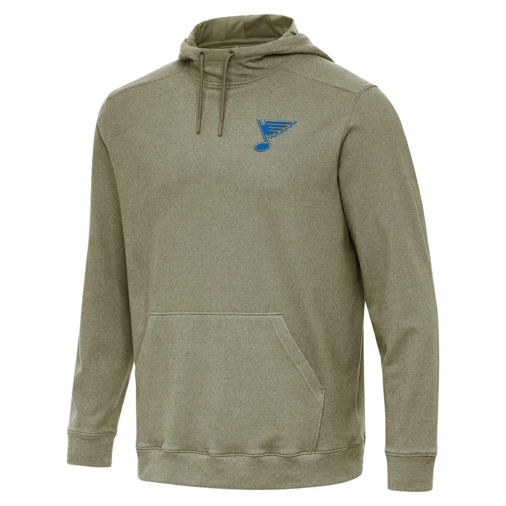 St. Louis Blues - Antigua Cloud Pullover Hoodie Olive