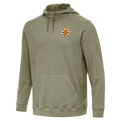 Boston Bruins Antigua Cloud Pullover Hoodie Olive