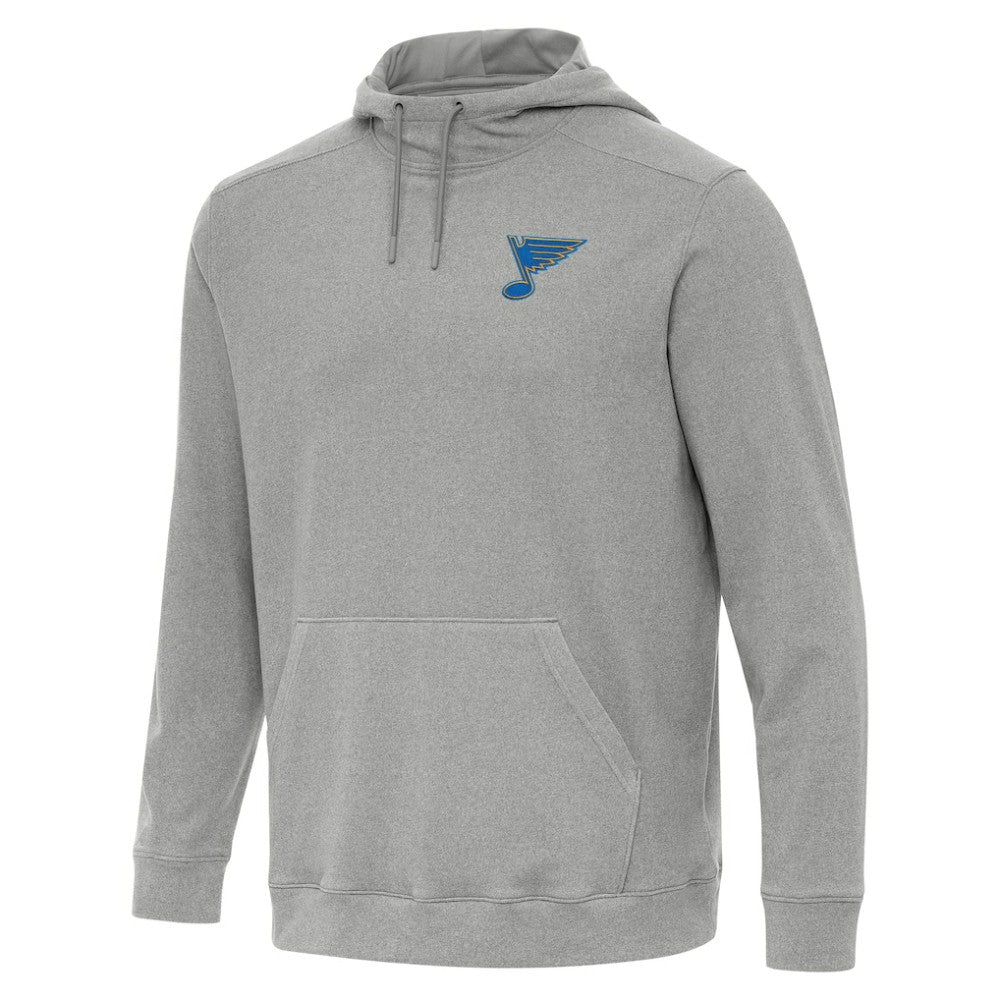 St. Louis Blues - Antigua Cloud Pullover Hoodie Heather Gray
