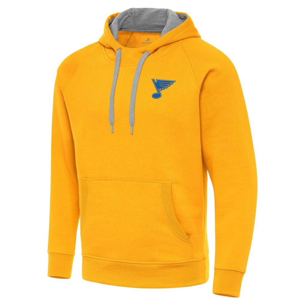 St. Louis Blues - Antigua Victory Pullover Hoodie Gold