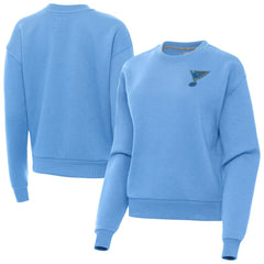 St. Louis Blues - Antigua Women's Victory Pullover Sweatshirt Blue