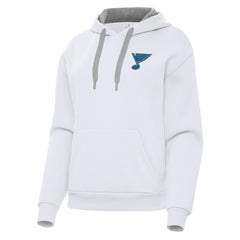 St. Louis Blues - Antigua Women's Victory Pullover Hoodie White