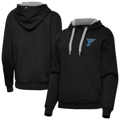 St. Louis Blues - Antigua Women's Victory Pullover Hoodie Black