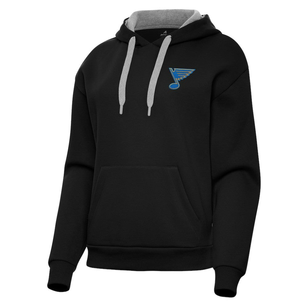 St. Louis Blues - Antigua Women's Victory Pullover Hoodie Black
