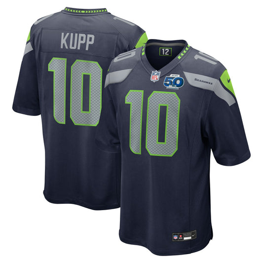 Cooper Kupp Seattle Seahawks Team 50th Season Game Jersey - College Navy | NFL Jerseys