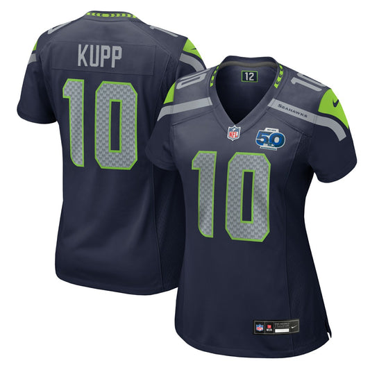 Cooper Kupp Seattle Seahawks Women's Team 50th Season Game Jersey - College Navy | NFL Jerseys
