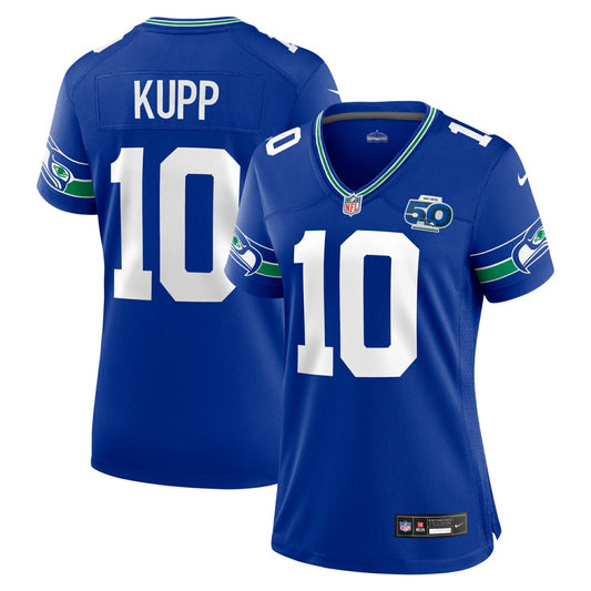 Cooper Kupp Seattle Seahawks Women's Alternate 50th Season Game Jersey - Royal | NFL Jerseys