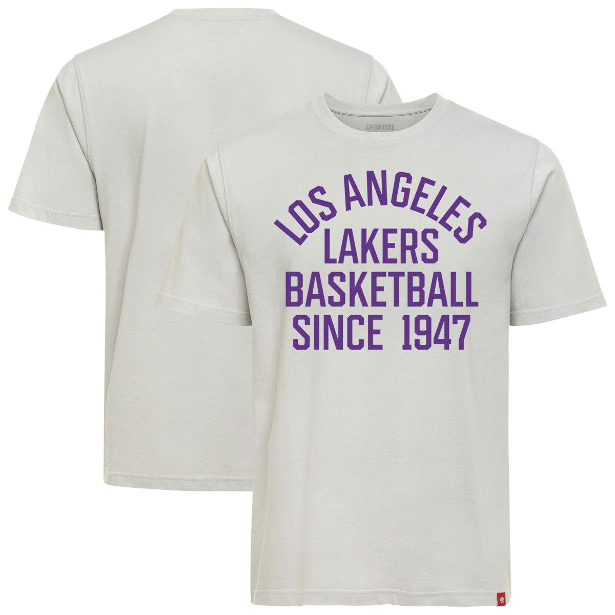 NBA - Los Angeles Lakers Sportiqe Unisex Genuine Issue Collection Duke T-Shirt - Gray