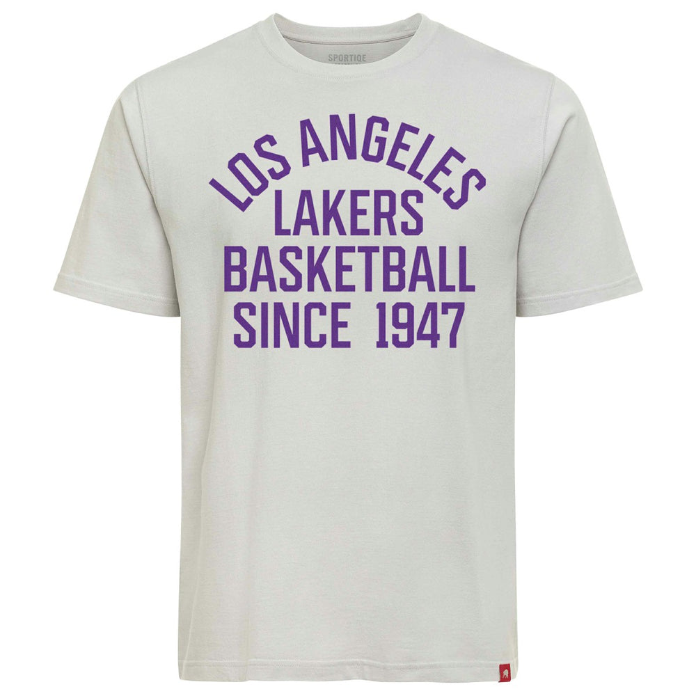 NBA - Los Angeles Lakers Sportiqe Unisex Genuine Issue Collection Duke T-Shirt - Gray