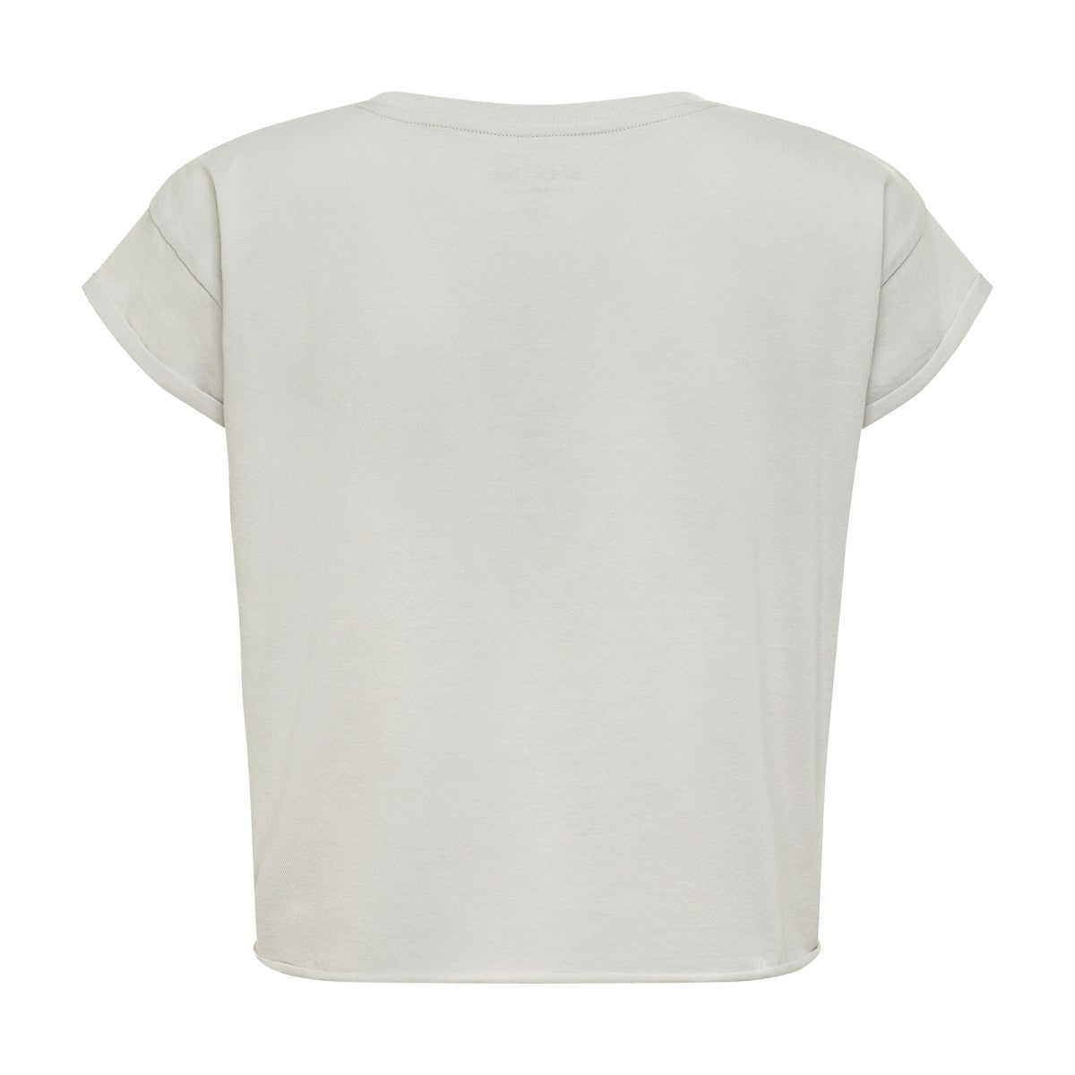 NBA - Los Angeles Lakers Sportiqe Women's Cropped Genuine Issue Collection Alana T-Shirt - Gray