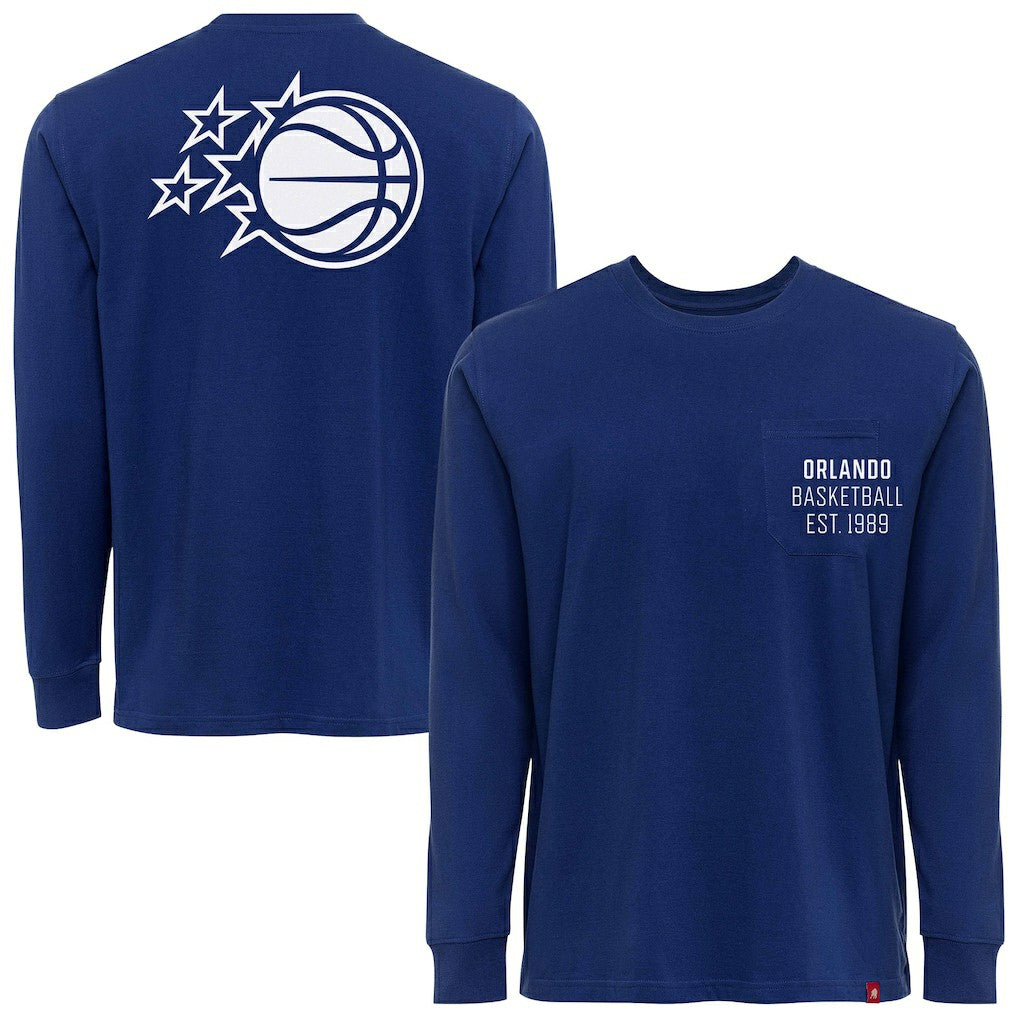 NBA - Orlando Magic Sportiqe Unisex Genuine Issue Collection Wales Long Sleeve T-Shirt - Blue