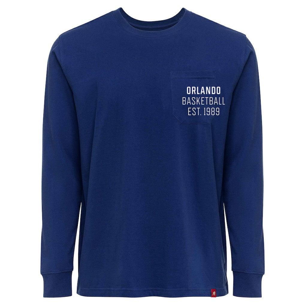 NBA - Orlando Magic Sportiqe Unisex Genuine Issue Collection Wales Long Sleeve T-Shirt - Blue