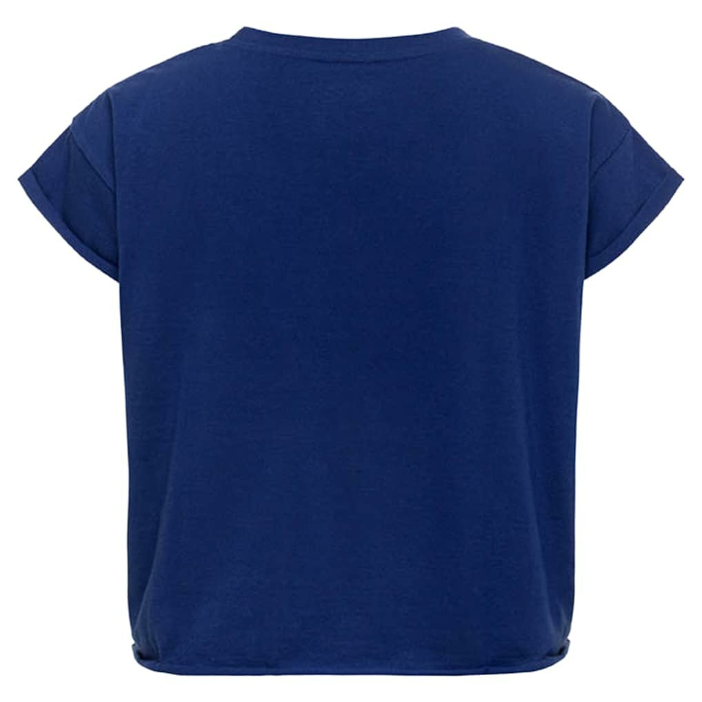 NBA - Orlando Magic Sportiqe Women's Cropped Genuine Issue Collection Alana T-Shirt - Blue