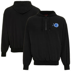 NBA - NBA Sportiqe Unisex Winfield Quarter-Zip Fleece Hoodie - Black