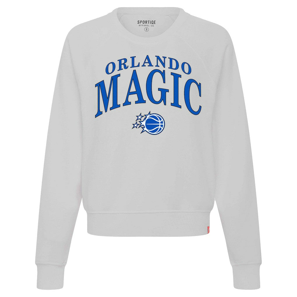 NBA - Orlando Magic Sportiqe Women's Genuine Issue Collection Ashlyn Crewneck Sweatshirt - Gray