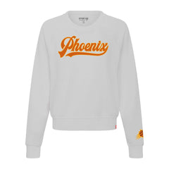 NBA - Phoenix Suns Sportiqe Women's Genuine Issue Collection Ashlyn Raglan Sweatshirt - Gray