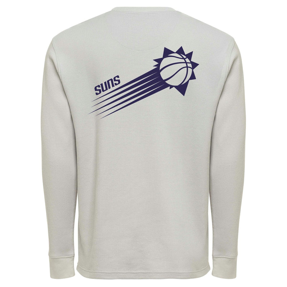 NBA - Phoenix Suns Sportiqe Unisex Afton Thermal Long Sleeve T-Shirt - Gray