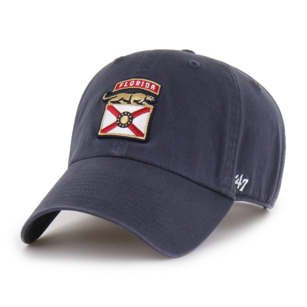 Florida Panthers - '47 Alternate Logo Clean Up Adjustable Hat Navy