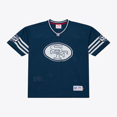 Jerry Rice San Francisco 49ers x Levi's Unisex Legacy Jersey Navy - Mitchell & Ness
