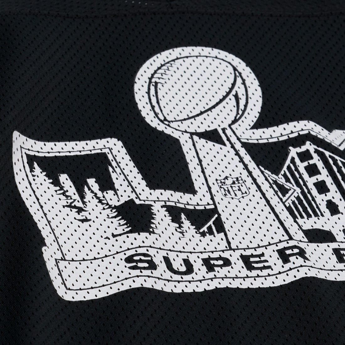 Super Bowl LX x Levi's Unisex Legacy Jersey Black - Mitchell & Ness