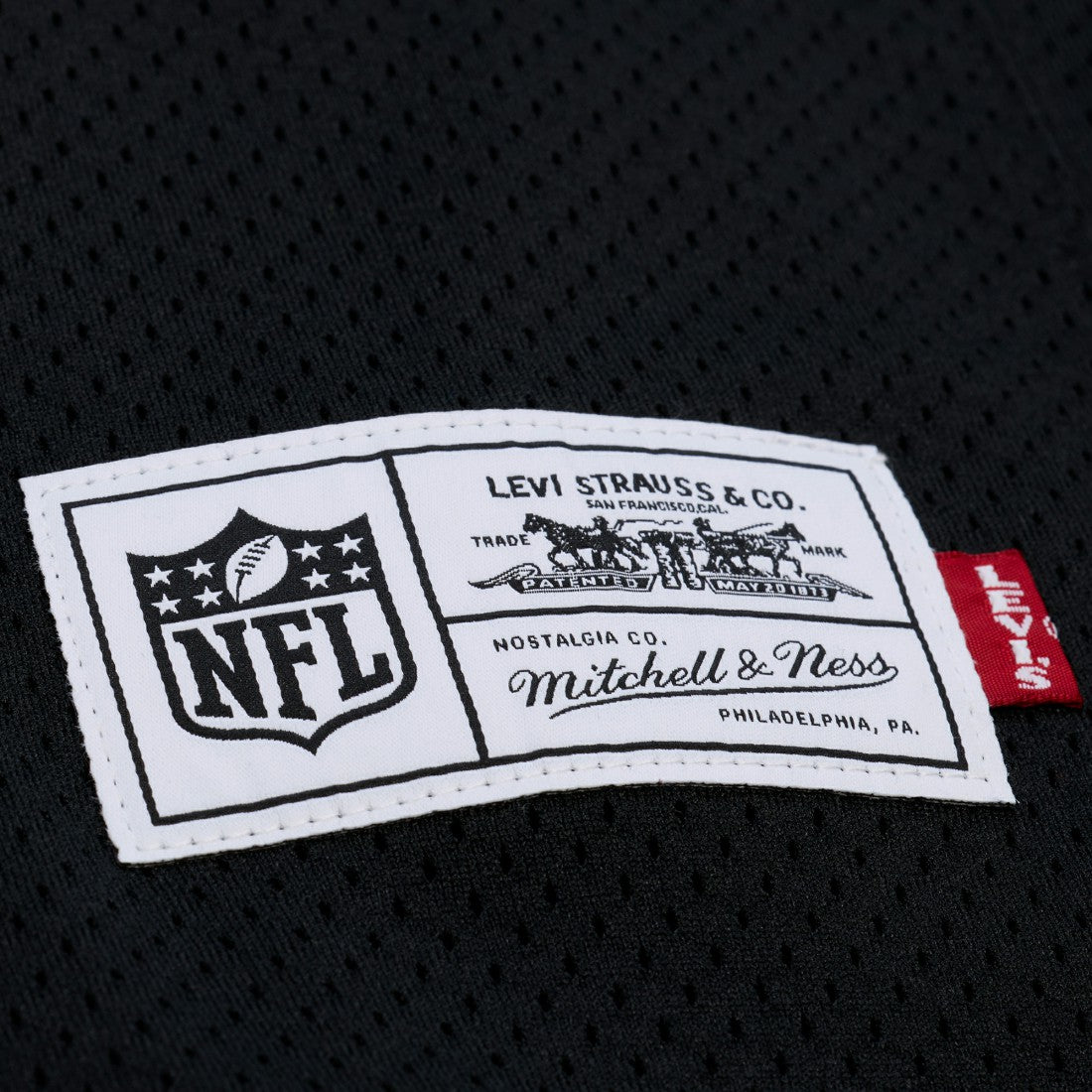 Super Bowl LX x Levi's Unisex Legacy Jersey - Black for sale | NFL Jerseys